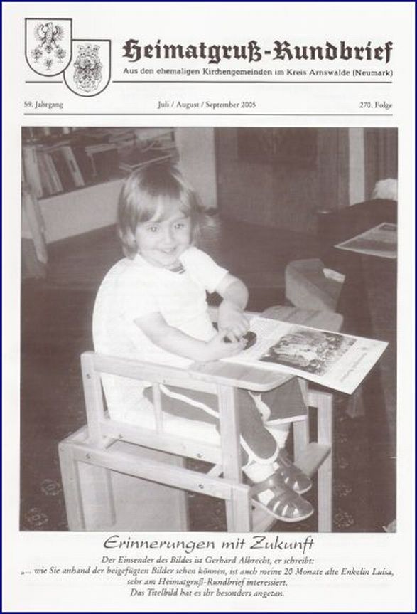 Heimatgru&szlig;-Rundbrief Arnswalde